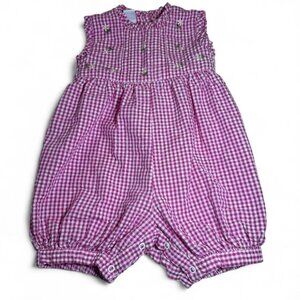 VTG/Y2K Baby Ur It Pink and White Romper